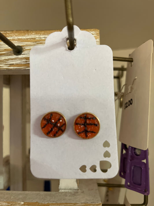 Mini basketball Earrings