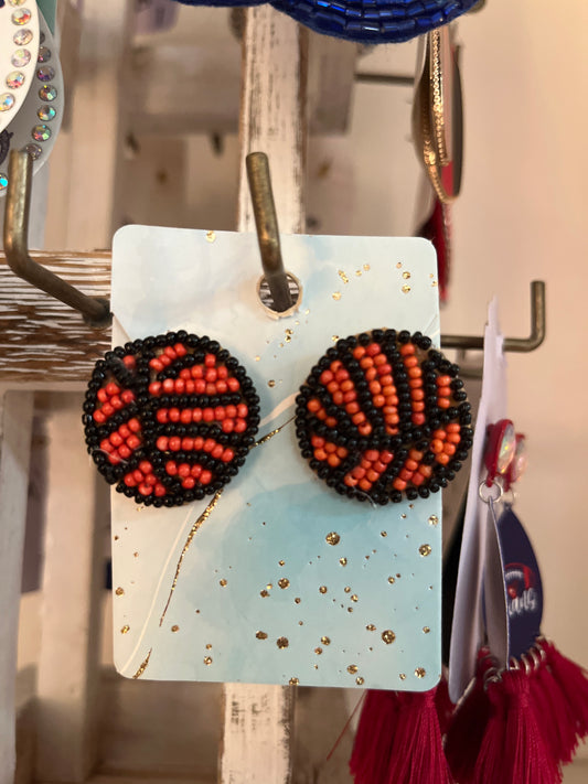 Mini basketball Earrings