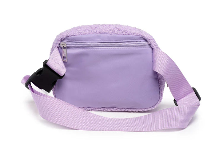 Purple Bloom belt bag