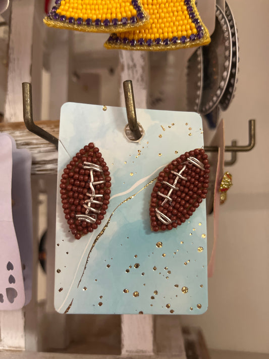 Mini football Earrings