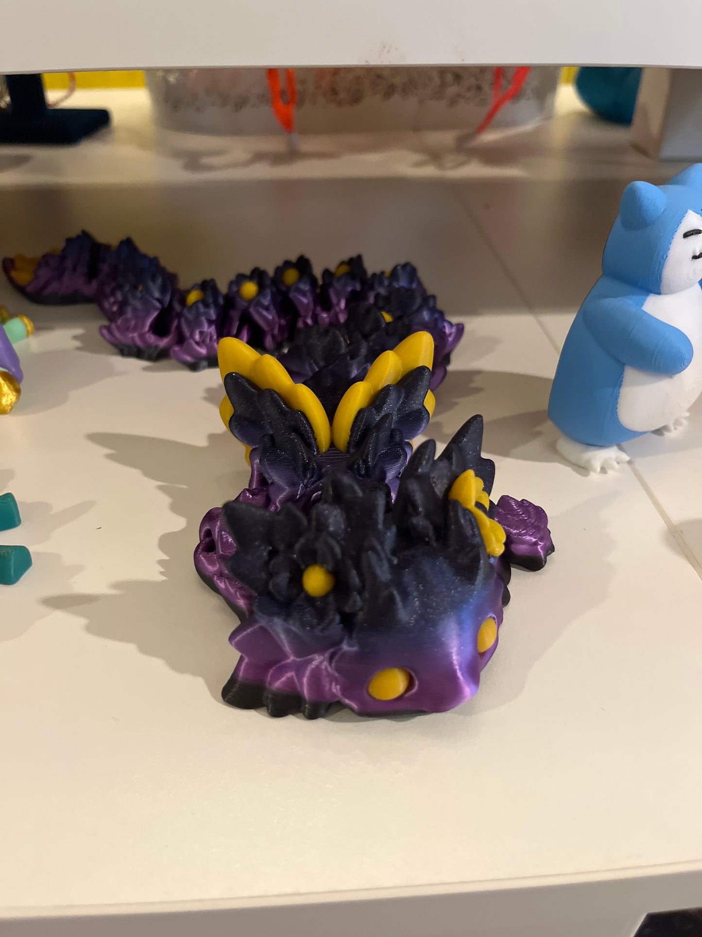 3D purple dragon