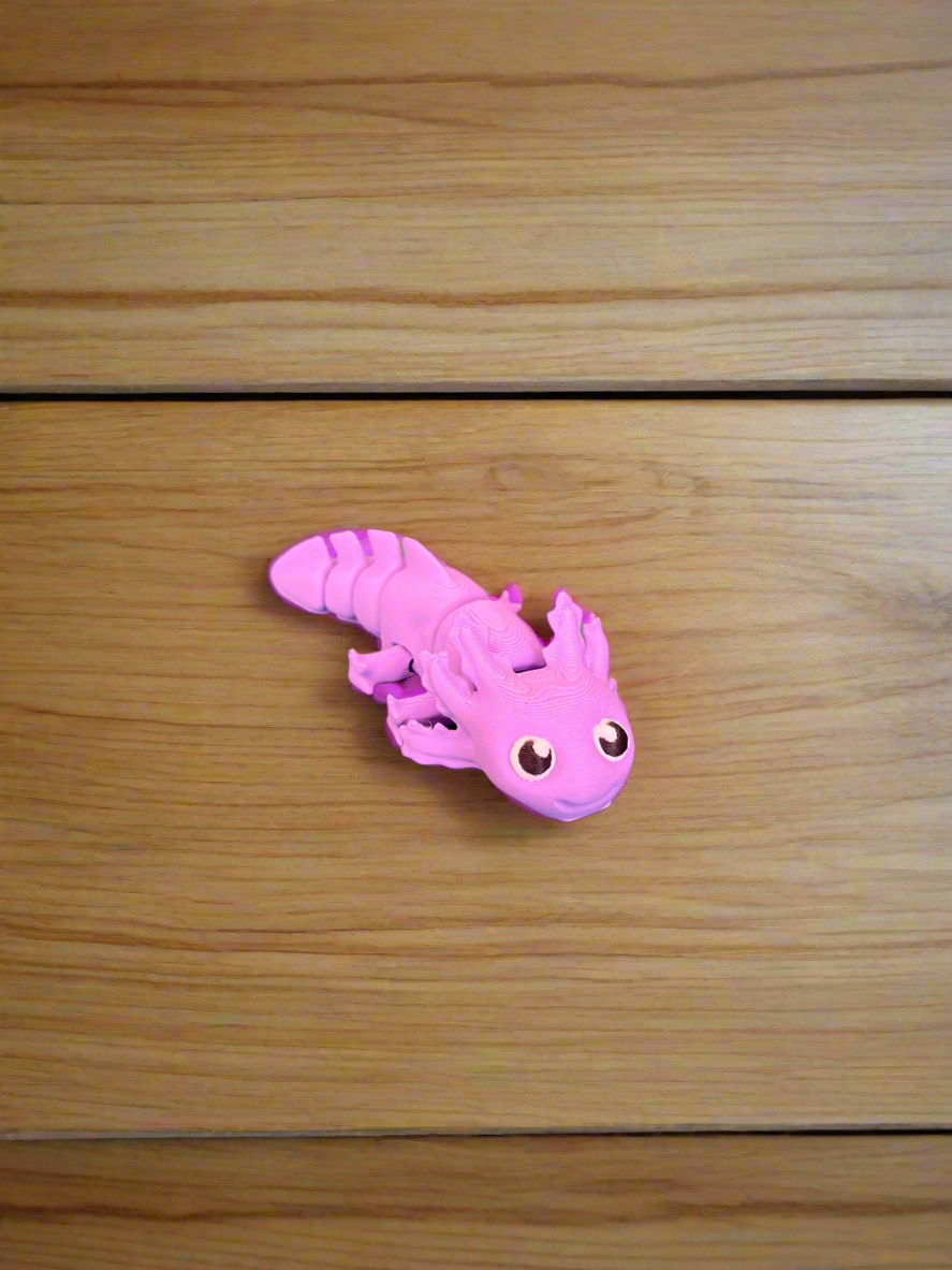 3D mini pink dragon