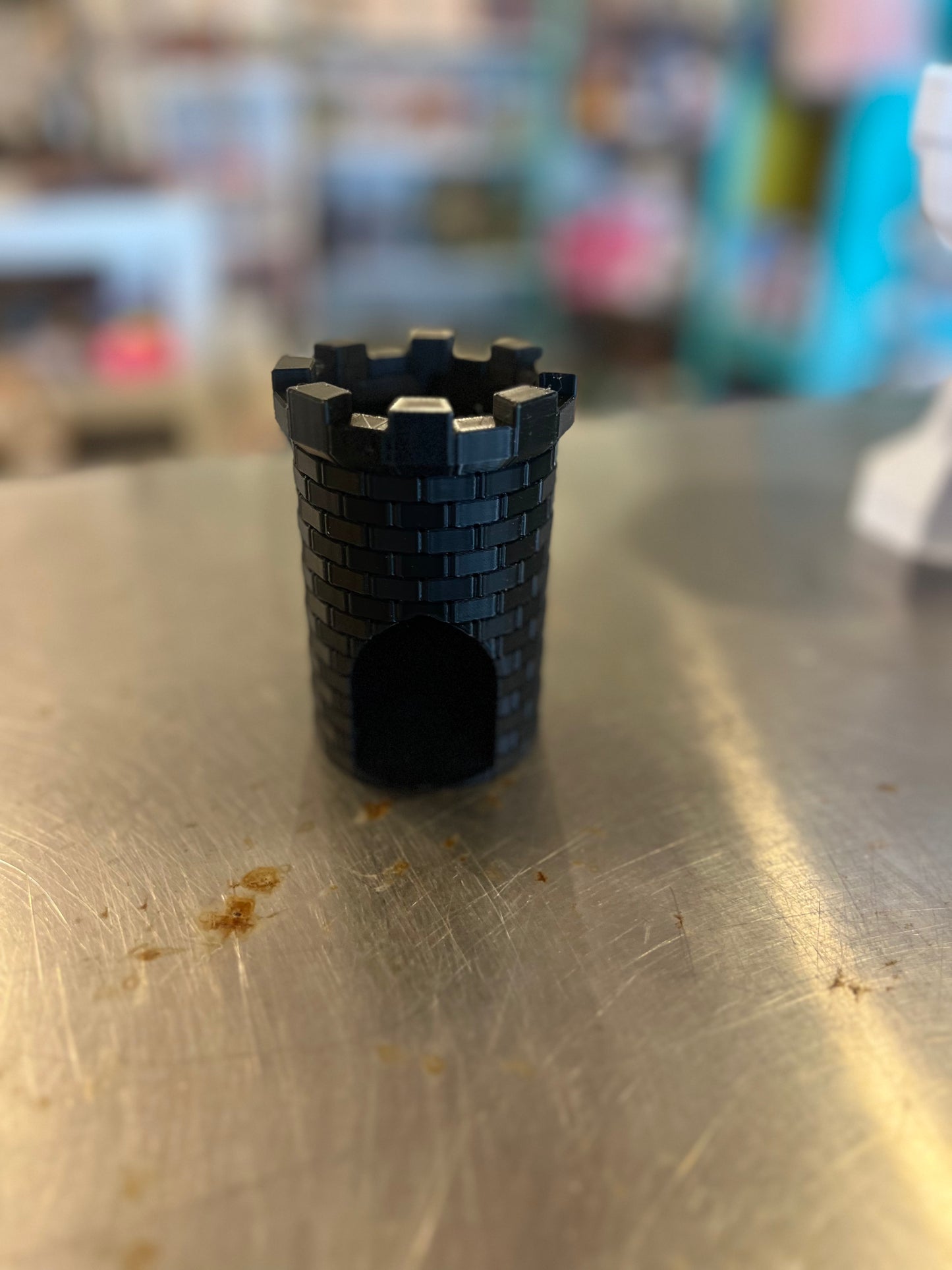 Dice tower SM 3-D printed