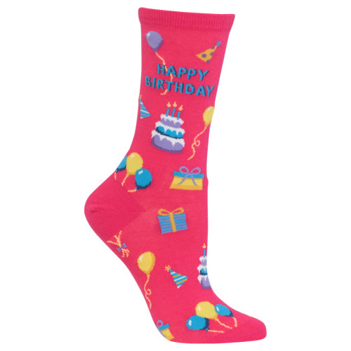 Happy Birthday Pink Women's Socks