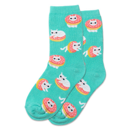 Donut Cat Kids Sock's