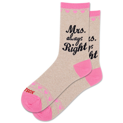 Mrs. Right Women's Socks