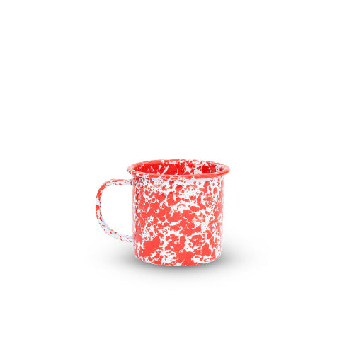 Red 12oz Splatter Mug